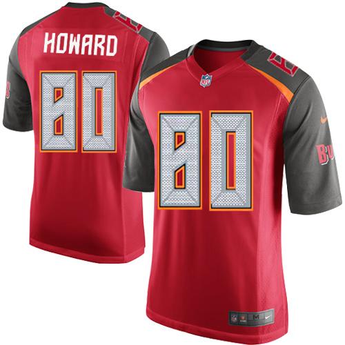 Nike Buccaneers #80 O. J. Howard Red Team Color Youth Stitched NFL New Elite Jersey